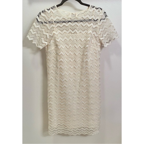 LOFT ivory dress size 4 - Picture 7 of 7